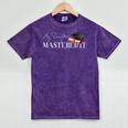 Masters Graduation My Daughter Mastered It T-Shirt Mineral Wash Tshirts Mineral Purple