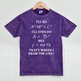 Math Formula Tshirt Graduation Teachers Students Mineral Wash Tshirts Mineral Purple