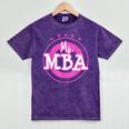 MBA Graduation Masters Business Administration T-Shirt Mineral Wash Tshirts Mineral Purple