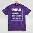 MBA Graduation Mineral Wash Tshirts Mineral Purple