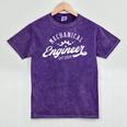 Mechanical Engineer Est 2024 Mechanical Engineer Graduation Mineral Wash Tshirts Mineral Purple