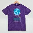 Medical School Survivor Med Graduation Mineral Wash Tshirts Mineral Purple
