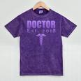 Medical Student Shirt Doctor Graduation Tshirt MD DO Degree Mineral Wash Tshirts Mineral Purple