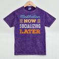 Meditation Now Minimal Socializing Introvert Vintage Mineral Wash Tshirts Mineral Purple Meditation Now Minimal Socializing Introvert Vintage Mineral Wash Tshirts Mineral Purple