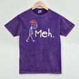 Meh Christmas Introvert Mineral Wash Tshirts Mineral Purple