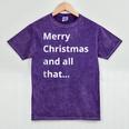 Merry Christmas Sarcastic Phrase For Introvert People Mineral Wash Tshirts Mineral Purple Merry Christmas Sarcastic Phrase For Introvert People Mineral Wash Tshirts Mineral Purple