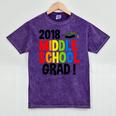Middle School Graduation Class Of 2018 Shirt Mineral Wash Tshirts Mineral Purple