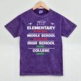 Middle School Graduation We Are Done Class Of 2023 8th Grade Mineral Wash Tshirts Mineral Purple