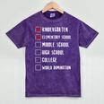 Middle School Graduation Mineral Wash Tshirts Mineral Purple
