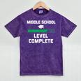 Middle School Graduation Shirt 8th Grade Mineral Wash Tshirts Mineral Purple