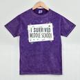 Middle School Graduation Shirts Graduate Grad Mineral Wash Tshirts Mineral Purple