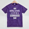 Middle School Graduation Tee Video Gaming Graduate Shirts Mineral Wash Tshirts Mineral Purple