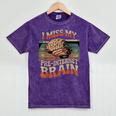 I Miss My Pre-Internet Brain Digital Nostalgia Retro Mineral Wash Tshirts Mineral Purple