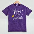 Mom Of The Graduate Mother Of Grad Mama Of Senior Graduation Mineral Wash Tshirts Mineral Purple