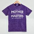Mom Masters Graduation Wife Mother MSW Social Work Mineral Wash Tshirts Mineral Purple