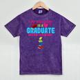 My Mommy Is A Graduate Proud Son Daughter T-Shirt Graduation Mineral Wash Tshirts Mineral Purple