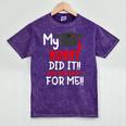 My MOMMY Did It Graduation Shirt Of Kids Nurse Graduation Mineral Wash Tshirts Mineral Purple