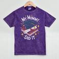 My Mommy Did It Mom Graduation Mineral Wash Tshirts Mineral Purple My Mommy Did It Mom Graduation Mineral Wash Tshirts Mineral Purple