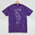 My Mommy Did It Nurse Graduation Son Daughter Christmas Mineral Wash Tshirts Mineral Purple