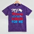 My Mommy Did It And She Did It For Me Mom Nurse Graduation Mineral Wash Tshirts Mineral Purple