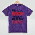 My Mommy Did It And She Did It For Me Nurse Graduation Mom Mineral Wash Tshirts Mineral Purple