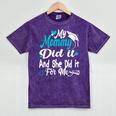 My Mommy Did It Tee Graduation Graduated Mom Proud Children Mineral Wash Tshirts Mineral Purple