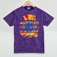 Motivated Educated Graduated Graduation Mineral Wash Tshirts Mineral Purple