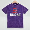 MsMrs Miss NURSE Nursing Graduation Mineral Wash Tshirts Mineral Purple