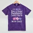MSN Masters Science In Nursing Nurse Graduation 2022 Mineral Wash Tshirts Mineral Purple
