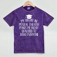 Musical Theater Major Graduation Mineral Wash Tshirts Mineral Purple