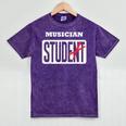 MUSICIAN Student Shirt Graduation MUSICIAN Stud Mineral Wash Tshirts Mineral Purple