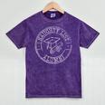 Naughty List Alumni Christmas College Graduation Mineral Wash Tshirts Mineral Purple