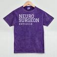 Neurosurgeon 2018 Graduation Mineral Wash Tshirts Mineral Purple