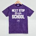 Next Stop High School Graduation T-Shirt Mineral Wash Tshirts Mineral Purple