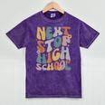 Next Stop High School Middle School Graduation Last Day Mineral Wash Tshirts Mineral Purple