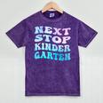 Next Stop Kindergarten Groovy Graduation Last Day Of School Mineral Wash Tshirts Mineral Purple