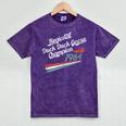 Nostalgia 80s Duck Goose Distressed Mineral Wash Tshirts Mineral Purple
