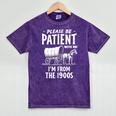 Nostalgic Wagon Jest Please Be Patient I'm From The 1900s Mineral Wash Tshirts Mineral Purple Nostalgic Wagon Jest Please Be Patient I'm From The 1900s Mineral Wash Tshirts Mineral Purple