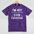 Not 4 Everyone Sarcastic Introvert Graphic Mineral Wash Tshirts Mineral Purple