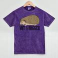 Not A Hugger Hedgehog Introvert Sarcasm Antisocial Mineral Wash Tshirts Mineral Purple Not A Hugger Hedgehog Introvert Sarcasm Antisocial Mineral Wash Tshirts Mineral Purple