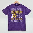 Nuclear Engineer Student Graduation Nuclear Engineering Mineral Wash Tshirts Mineral Purple