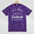 Nurse DNP PhD Doctorate Graduation Women Mineral Wash Tshirts Mineral Purple