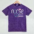 Nurse Est 2022 Rn Nursing School Graduation Graduate Mineral Wash Tshirts Mineral Purple