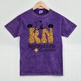 Nurse Est 2026 Graduation Graduate Nursing Student RN LPN Mineral Wash Tshirts Mineral Purple