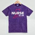 Nurse Graduate Graduation 2018 Nursing School Shirt Mineral Wash Tshirts Mineral Purple