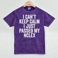Nurse Graduation I Can't Keep Calm I Passed My NCLEX Mineral Wash Tshirts Mineral Purple