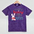 Nurse LPN RN CNA Easter Graduation Nursing 2021 Mineral Wash Tshirts Mineral Purple