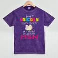 Nurse MSN Graduation Unicorn T-Shirt Nursing School Mineral Wash Tshirts Mineral Purple
