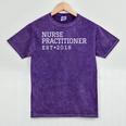 Nurse Practitioner 2018 Graduation Idea Mineral Wash Tshirts Mineral Purple