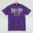 Nurse Practitioner Graduation Shirt NP Est 2018 Tee Mineral Wash Tshirts Mineral Purple